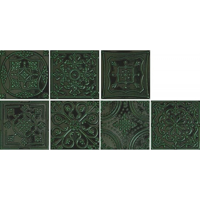 Tinta green dekor 14,8X14,8