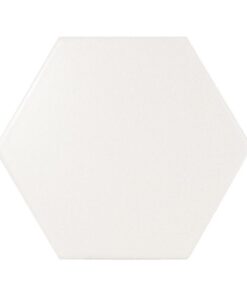 Hexagon White Matt 12,4X10,7Hx G1 Eq 21767