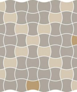 Modernizm Bianco Mozaika Prasowana K.3,6X4,4 Mix D 30,86X30,86