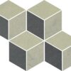 Rockstone Antracite Mozaika Cieta Mix 20,4X23,8