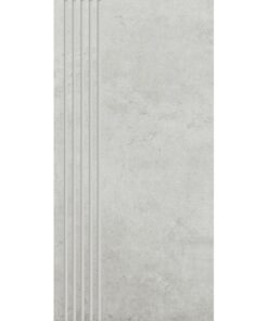 Scratch Bianco Stopnica Prosta Nacinana Mat. 29,8X59,8
