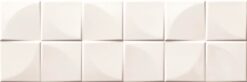 Quadra White Glossy 25X75
